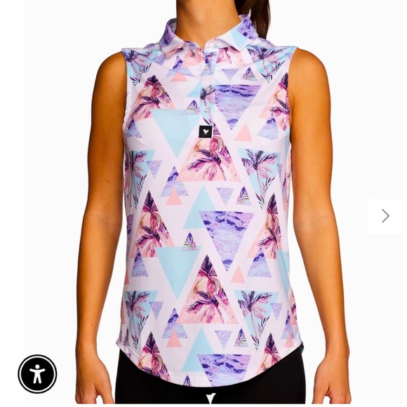 COPY - Bad Birdie CALI women’s polo. Currently selling on badbirdiegolf.com for… - Picture 4 of 6